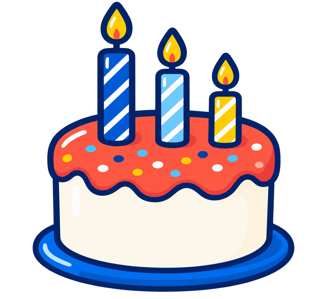 Birthday cake icon